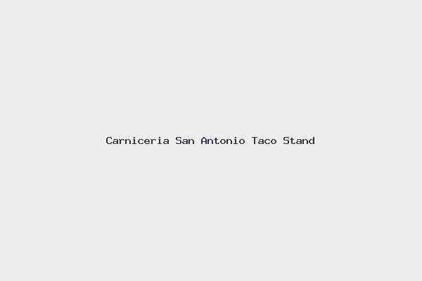 Carniceria San Antonio Taco Stand