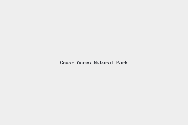 Cedar Acres Natural Park