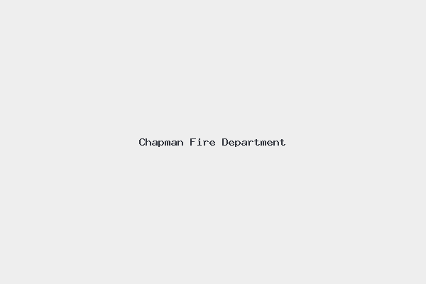 Chapman Fire Department 4 Chapman Fire Department