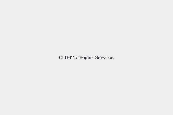 Cliff’s Super Service