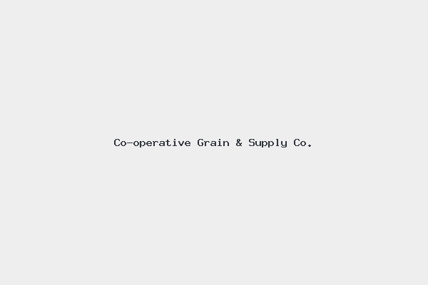 Co-operative Grain & Supply Co. 1 Co-operative Grain & Supply Co.