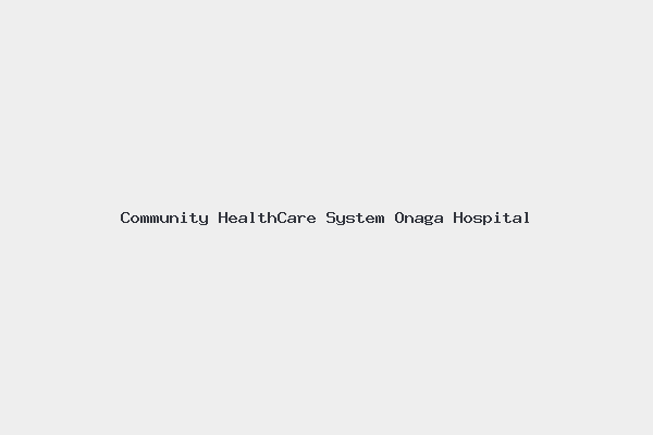 Community HealthCare System Onaga Hospital