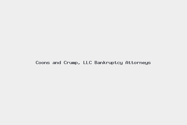 Coons and Crump, LLC Bankruptcy Attorneys