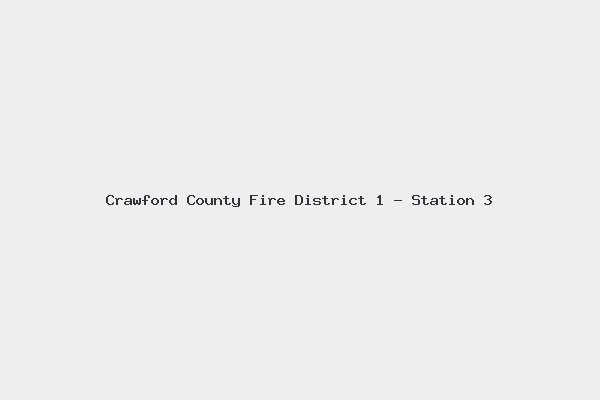 Crawford County Fire District 1 – Station 3