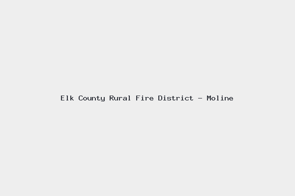 Elk County Rural Fire District – Moline