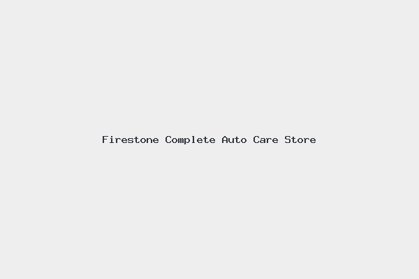 Firestone Complete Auto Care Store