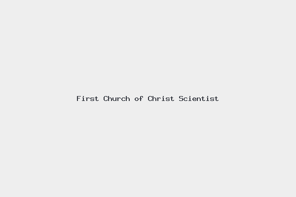 First Church of Christ Scientist