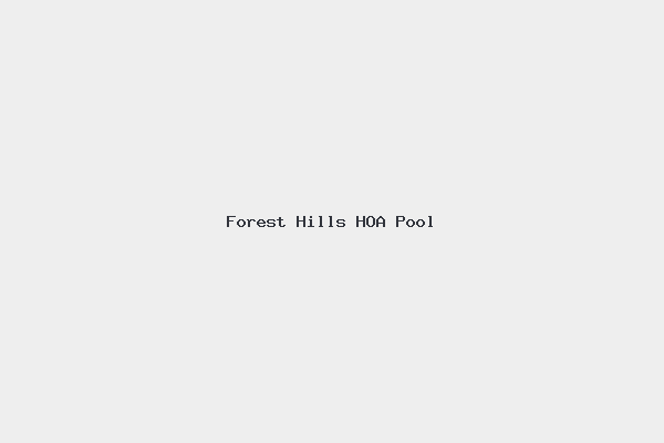 Forest Hills HOA Pool