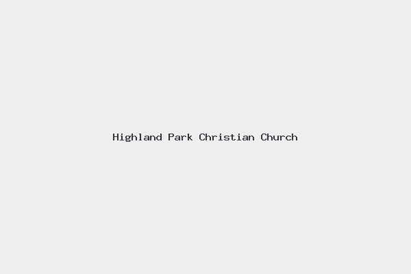 Highland Park Christian Church