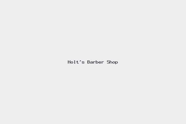 Holt’s Barber Shop