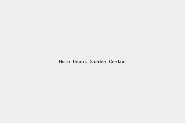 Home Depot Garden Center