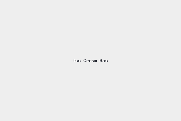Ice Cream Bae