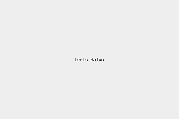 Ionic Salon