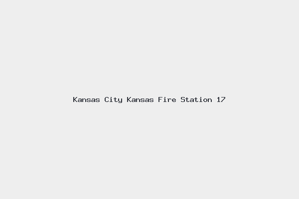 Kansas City Kansas Fire Station 17