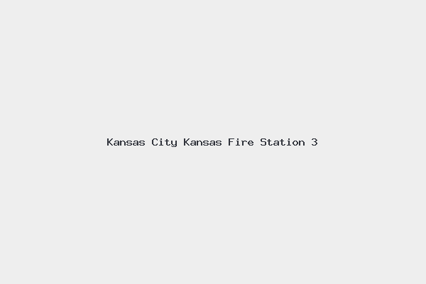 Kansas City Kansas Fire Station 3