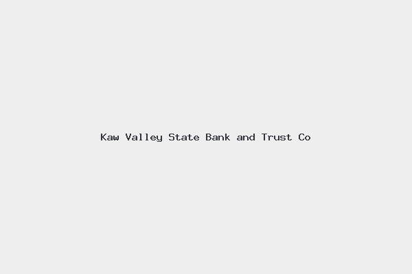 Kaw Valley State Bank and Trust Co