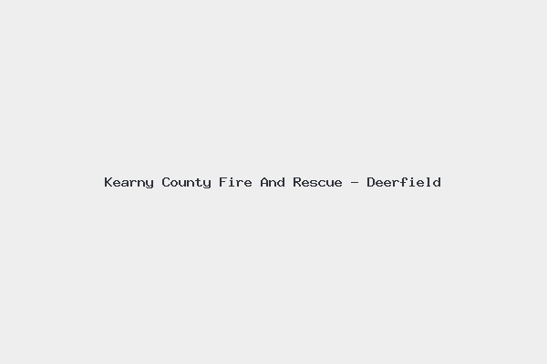 Kearny County Fire And Rescue – Deerfield