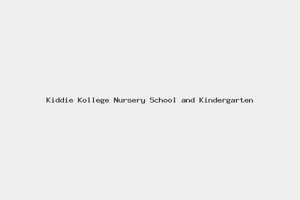 Kiddie Kollege Nursery School and Kindergarten