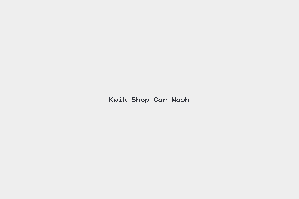 Kwik Shop Car Wash