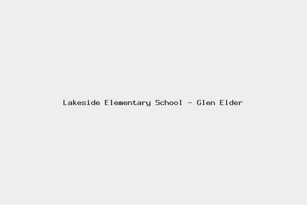 Lakeside Elementary School – Glen Elder