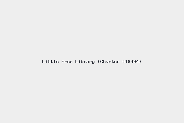 Little Free Library (Charter #16494)