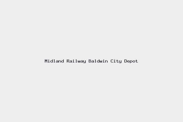 Midland Railway Baldwin City Depot