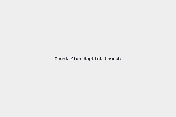 Mount Zion Baptist Church
