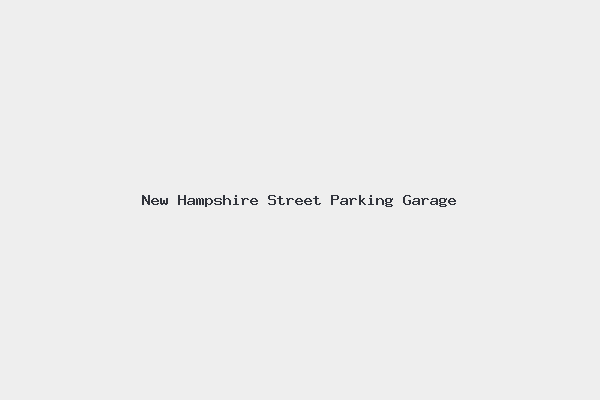 New Hampshire Street Parking Garage
