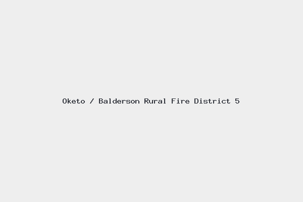Oketo / Balderson Rural Fire District 5