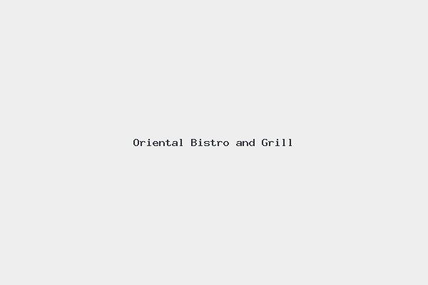Oriental Bistro and Grill