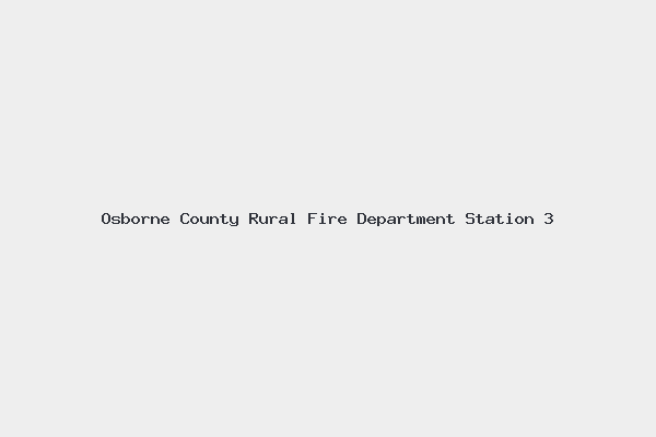 Osborne County Rural Fire Department Station 3 4 Osborne County Rural Fire Department Station 3