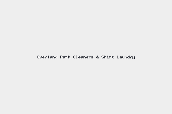 Overland Park Cleaners & Shirt Laundry