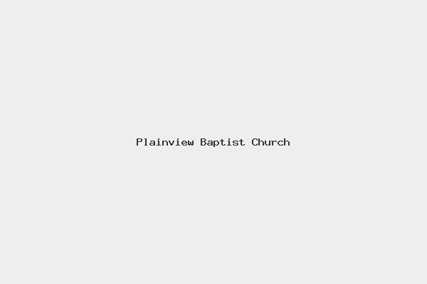 Plainview Baptist Church