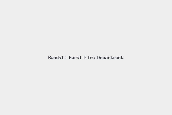 Randall Rural Fire Department 4 Randall Rural Fire Department