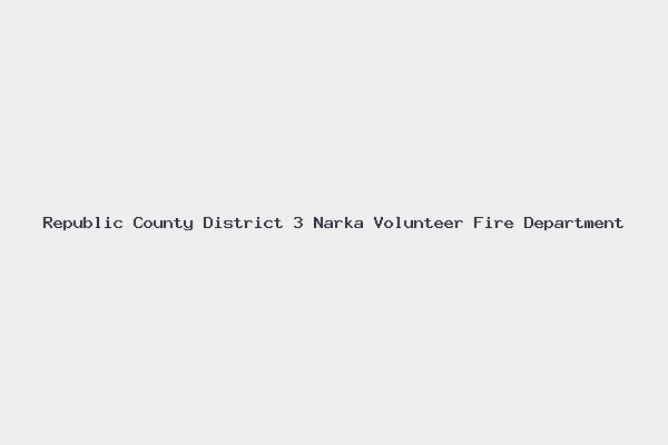 Republic County District 3 Narka Volunteer Fire Department