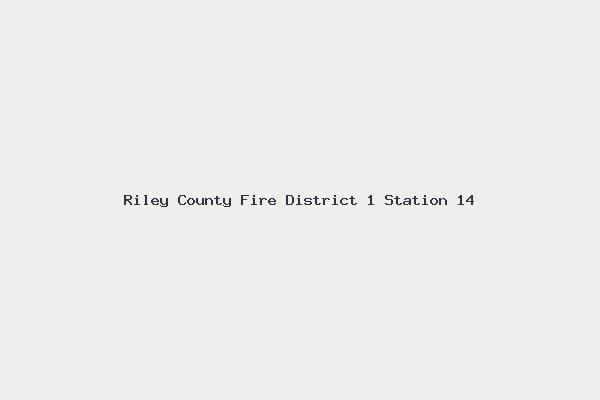 Riley County Fire District 1 Station 14