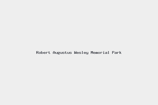 Robert Augustus Wesley Memorial Park