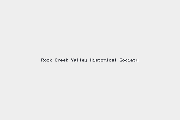 Rock Creek Valley Historical Society