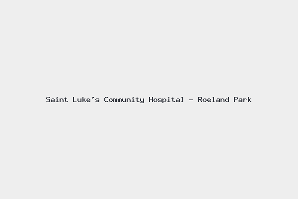 Saint Luke’s Community Hospital – Roeland Park