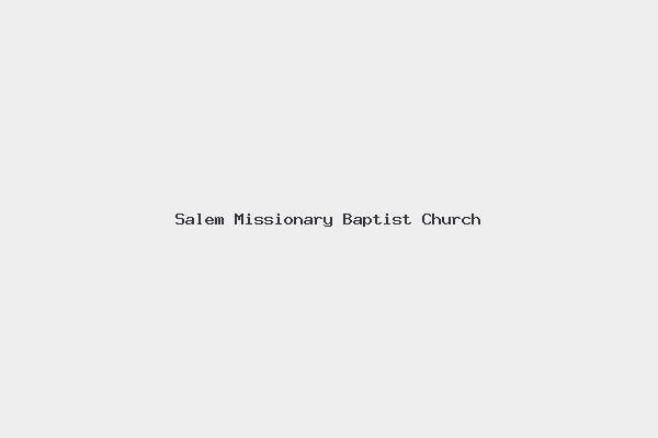 Salem Missionary Baptist Church
