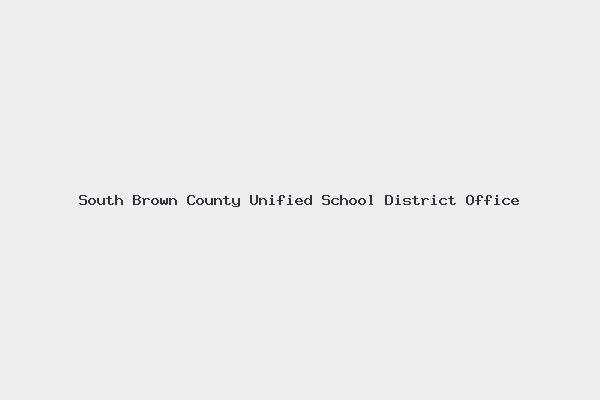 South Brown County Unified School District Office