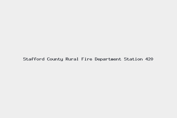 Stafford County Rural Fire Department Station 420