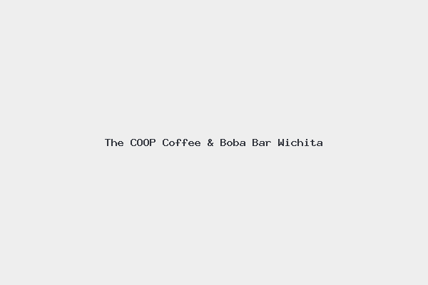 The COOP Coffee & Boba Bar Wichita