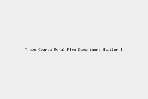 Trego County Rural Fire Department Station 1 4 Trego County Rural Fire Department Station 1