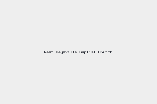 West Haysville Baptist Church
